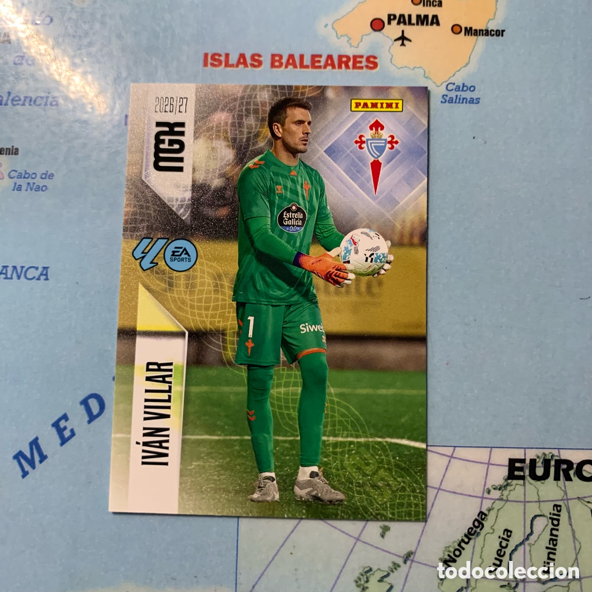 Cromos de f&uacute;tbol: Ivan villar n&uacute;mero 111 del Celta megacracks 26-27 2026-2027