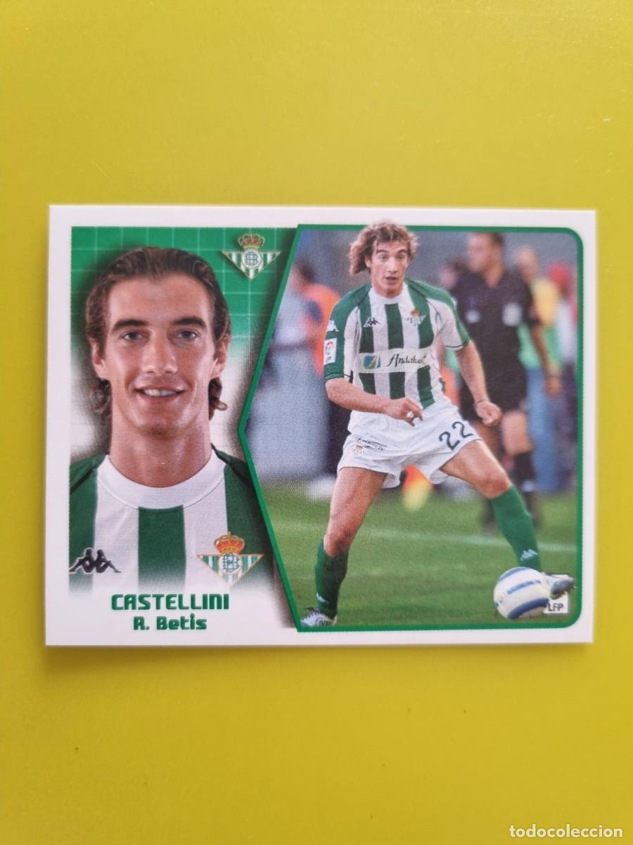 Cromos de f&uacute;tbol: LIGA ESTE 05 06 2005 2006 NUNCA PEGADO SIN PEGAR CASTELLINI REAL BETIS AR926
