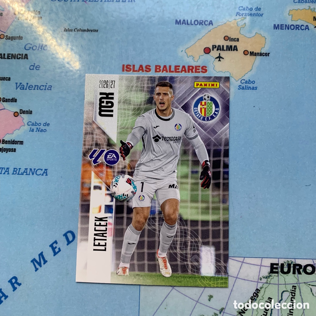 Cromos de f&uacute;tbol: Letacek n&uacute;mero 183 del Getafe megacracks 26-27 2026-2027