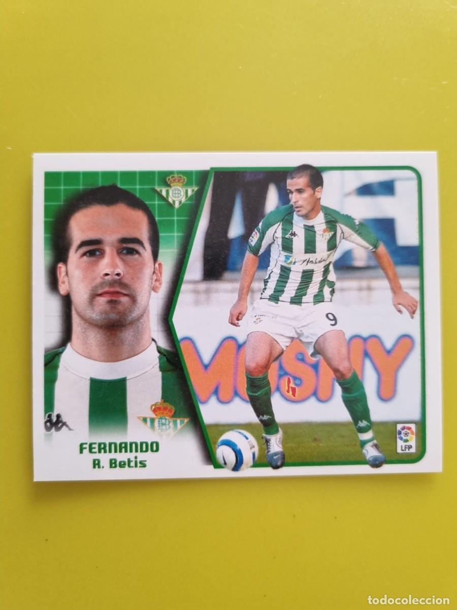 Fu&szlig;ball-Sticker: LIGA ESTE 05 06 2005 2006 NUNCA PEGADO SIN PEGAR FERNANDO REAL BETIS AR926