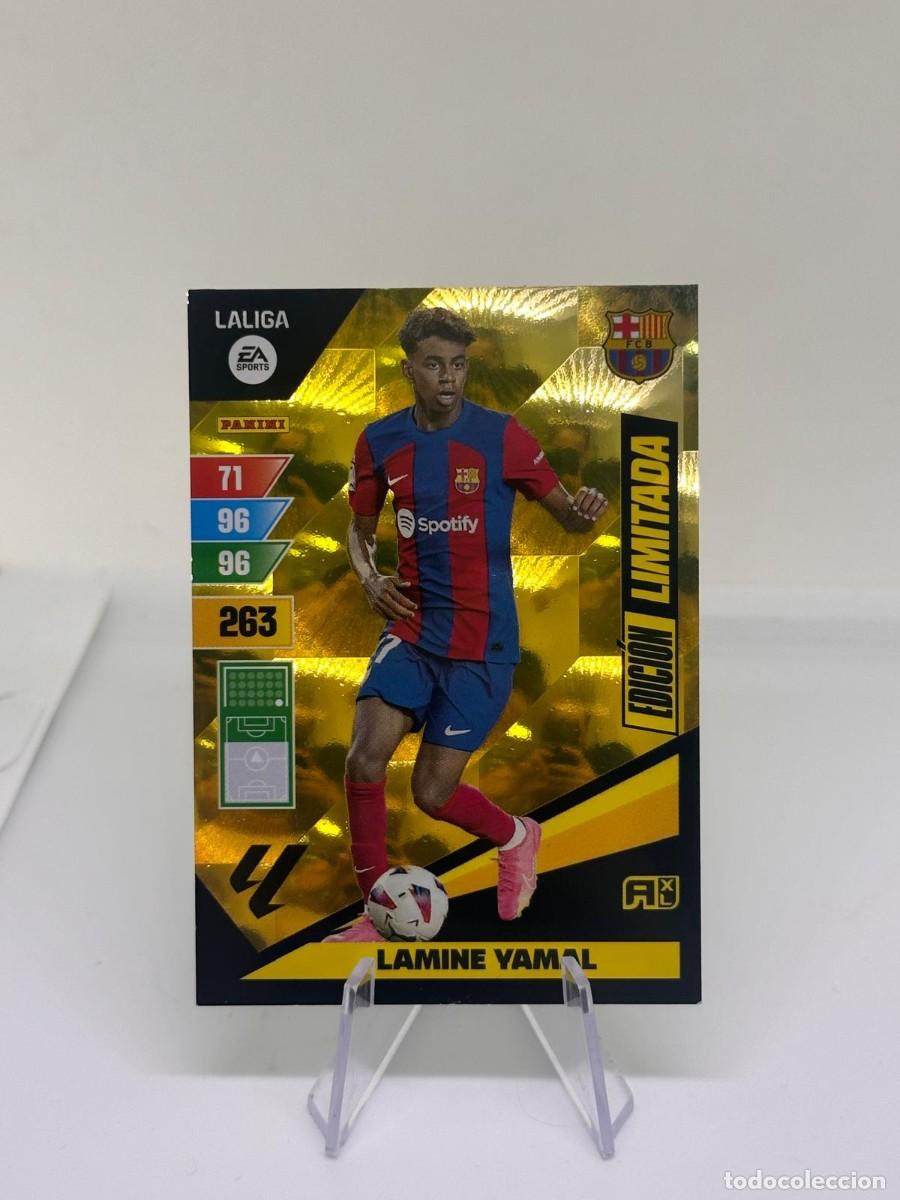 Cromos de f&uacute;tbol: Lamine Yamal Edicion Limitada Panini Adrenalyn XL 2023 24