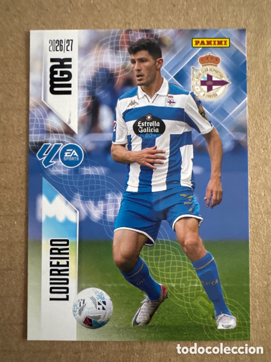 Cromos de f&uacute;tbol: # 131 Loureiro Deportivo Coru&ntilde;a Megacracks 26 27 2026 2027