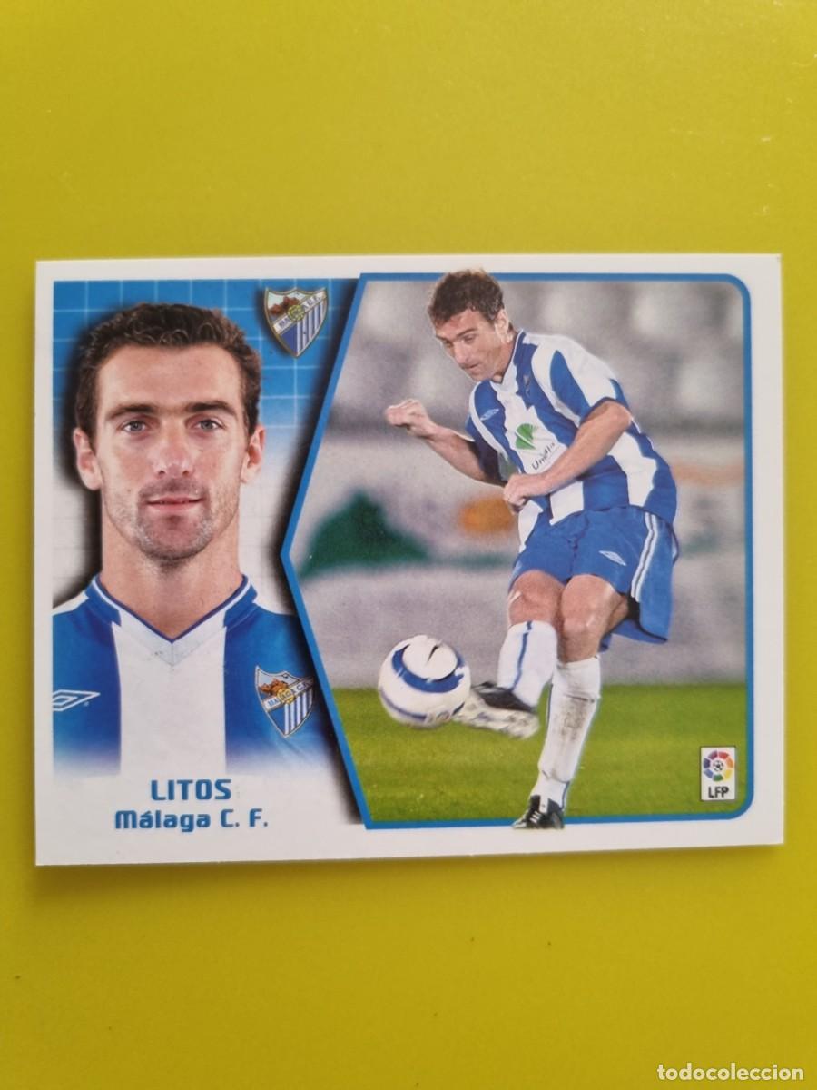 Cromos de f&uacute;tbol: LIGA ESTE 05 06 2005 2006 NUNCA PEGADO SIN PEGAR LITOS MALAGA CF AR926