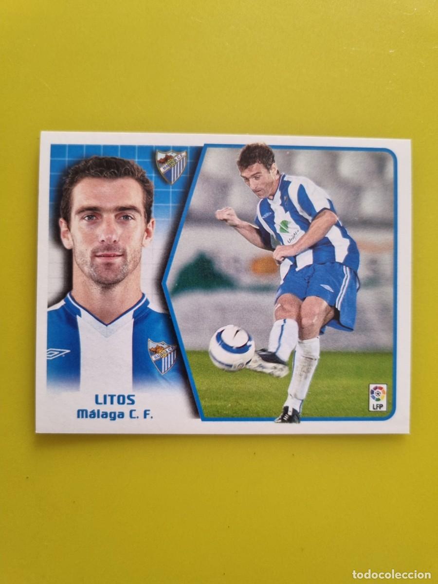 Cromos de f&uacute;tbol: LIGA ESTE 05 06 2005 2006 NUNCA PEGADO SIN PEGAR LITOS MALAGA CF AR926