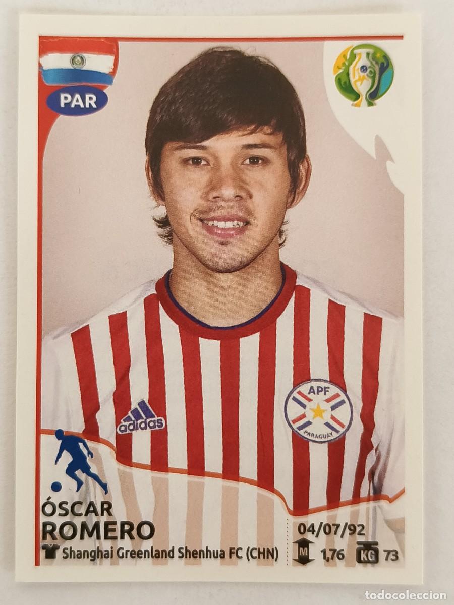 Cromos de f&uacute;tbol: #185 OSCAR ROMERO (PARAGUAY) COPA AMERICA BRASIL 2019 PANINI