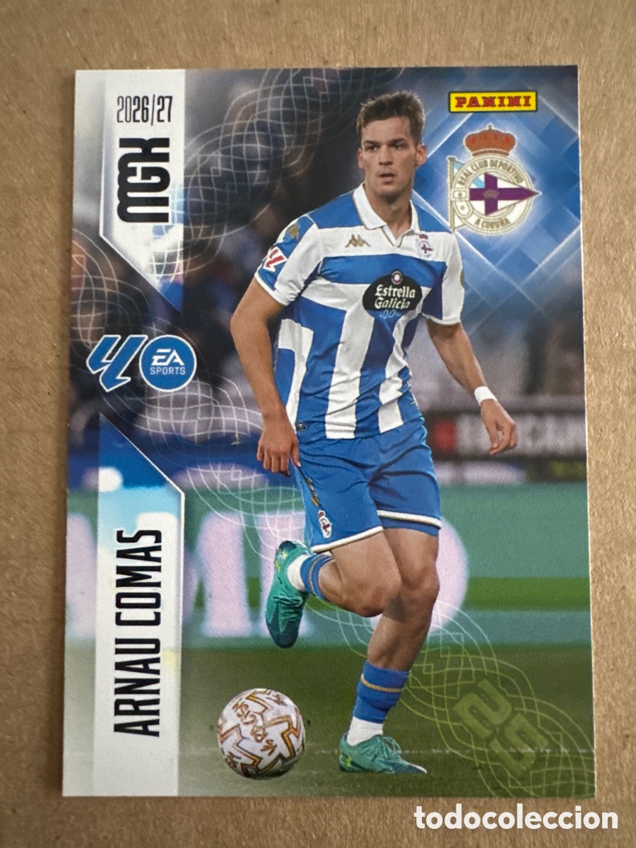 Cromos de f&uacute;tbol: # 134 Arnau Comas Deportivo Coru&ntilde;a Megacracks 26 27 2026 2027
