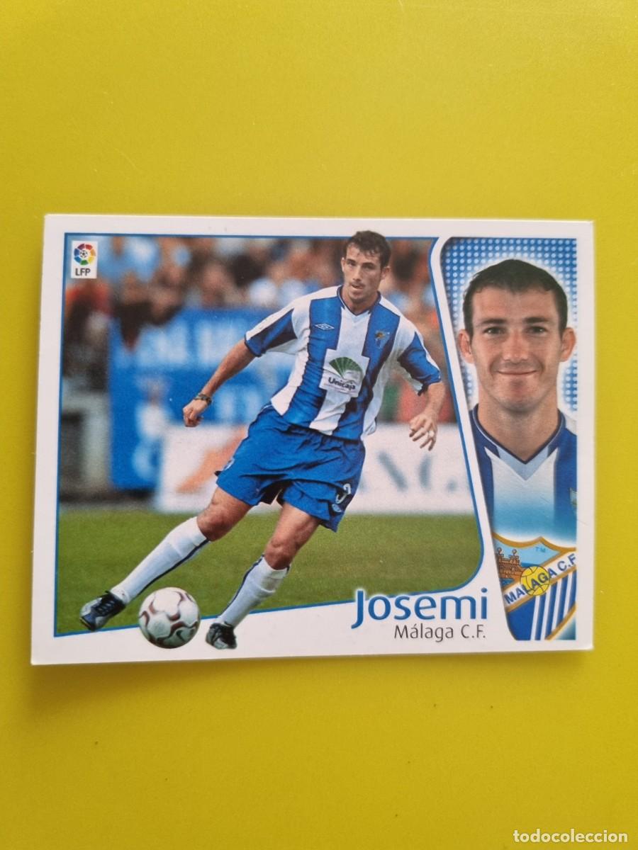 Cromos de f&uacute;tbol: LIGA ESTE 04 05 2004 2005 NUNCA PEGADO SIN PEGAR JOSEMI MALAGA CF AR926