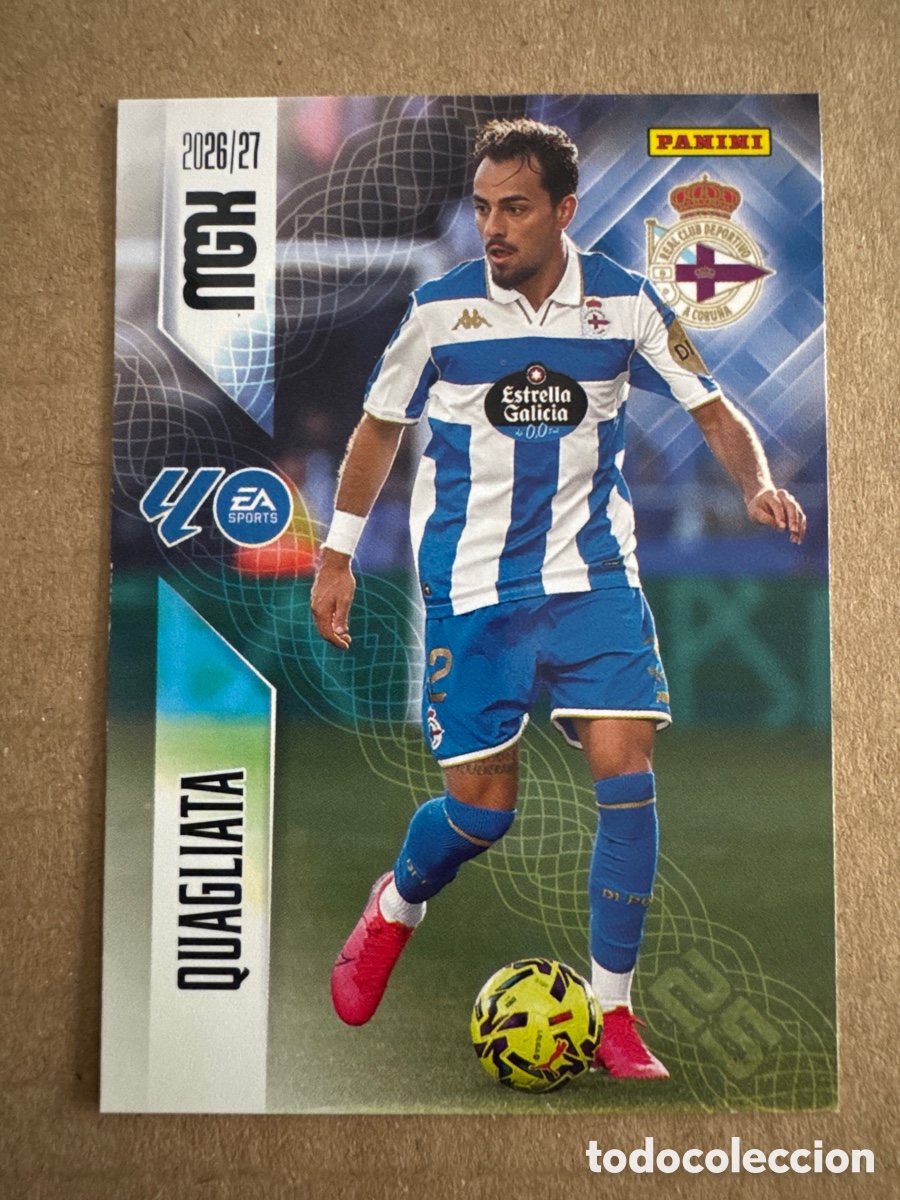 Cromos de f&uacute;tbol: # 135 Quagliata Deportivo Coru&ntilde;a Megacracks 26 27 2026 2027