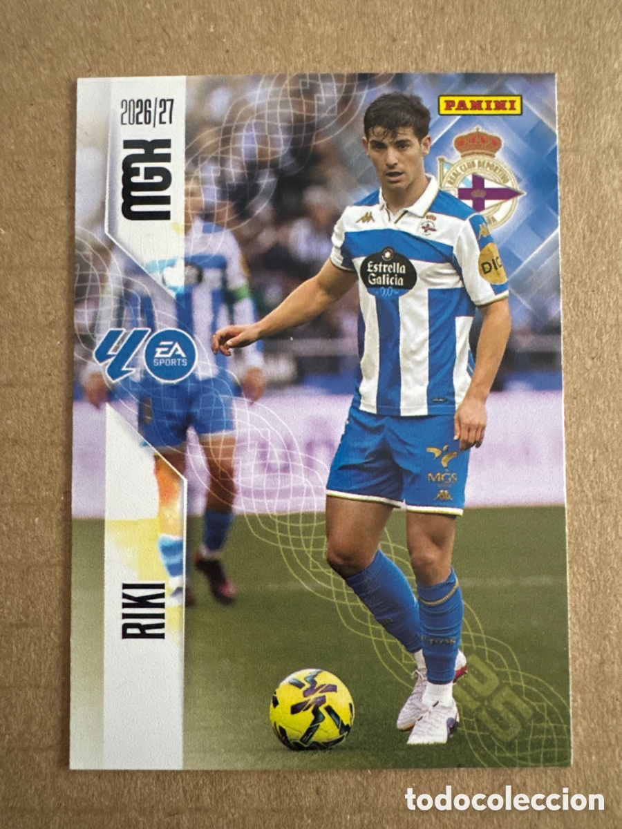 Cromos de f&uacute;tbol: # 137 Riki Deportivo Coru&ntilde;a Megacracks 26 27 2026 2027