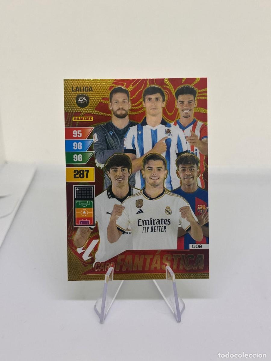 Cromos de f&uacute;tbol: Card Fantastica 509 Lamine Yamal Rookie Panini Adrenalyn XL 2023 24