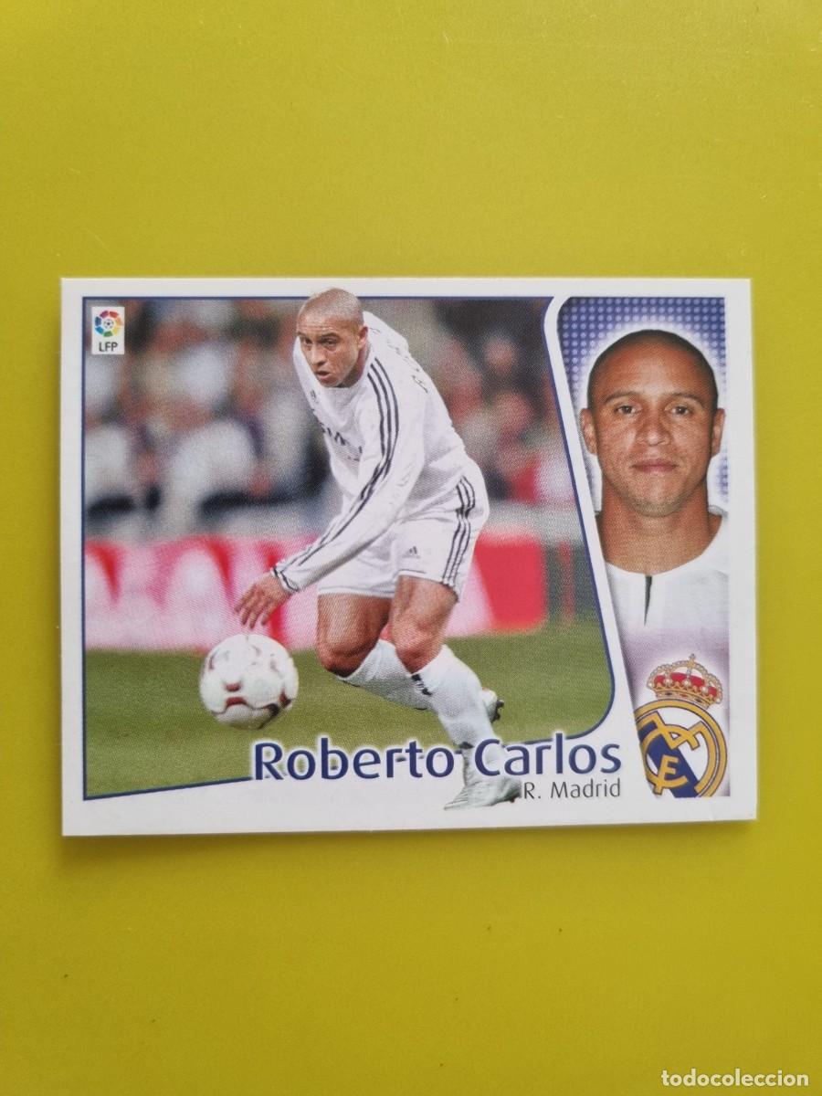 Fu&szlig;ball-Sticker: LIGA ESTE 04 05 2004 2005 NUNCA PEGADO SIN PEGAR ROBERTO CARLOS REAL MADRID AR926
