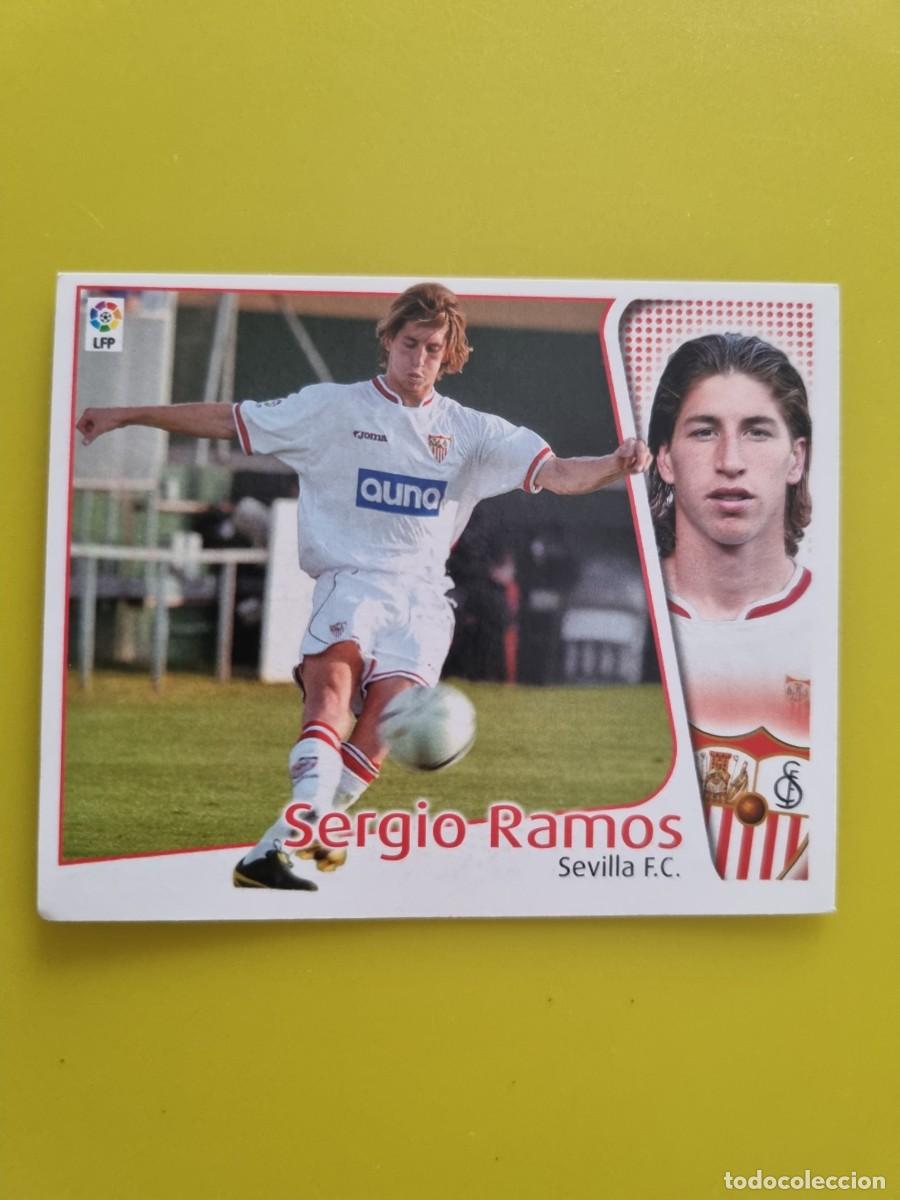 Cromos de f&uacute;tbol: LIGA ESTE 04 05 2004 2005 NUNCA PEGADO SIN PEGAR SERGIO RAMOS SEVILLA FC AR926