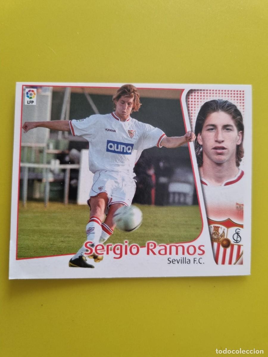 Cromos de f&uacute;tbol: LIGA ESTE 04 05 2004 2005 NUNCA PEGADO SIN PEGAR SERGIO RAMOS SEVILLA FC AR926