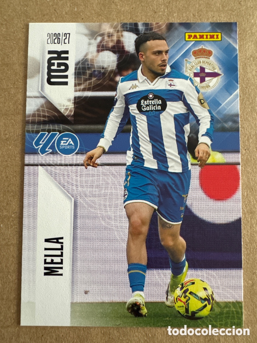 Football Stickers: # 141 Mella Deportivo Coru&ntilde;a Megacracks 26 27 2026 2027