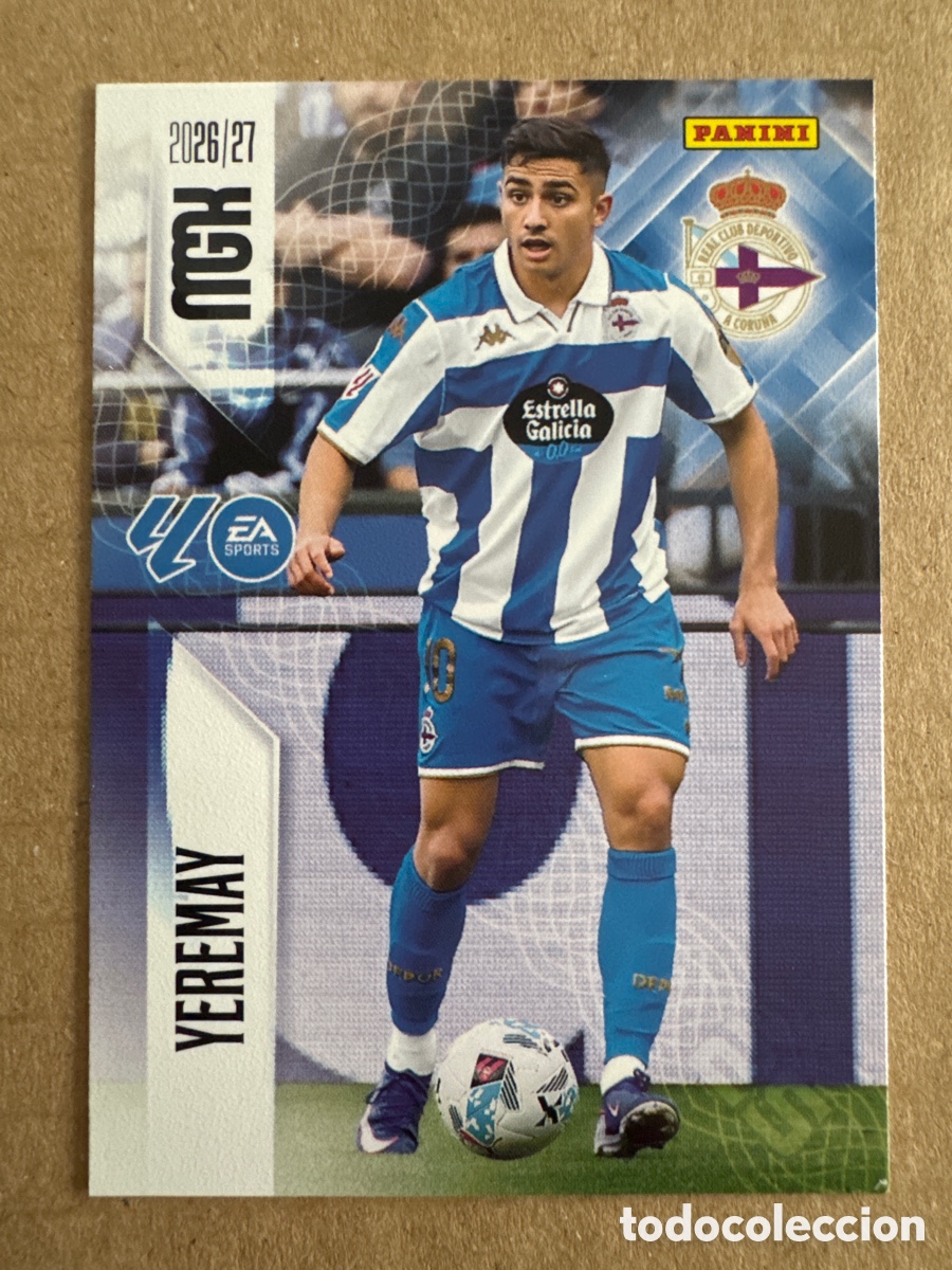 Cromos de Futebol: # 142 Yeremay Deportivo Coru&ntilde;a Megacracks 26 27 2026 2027