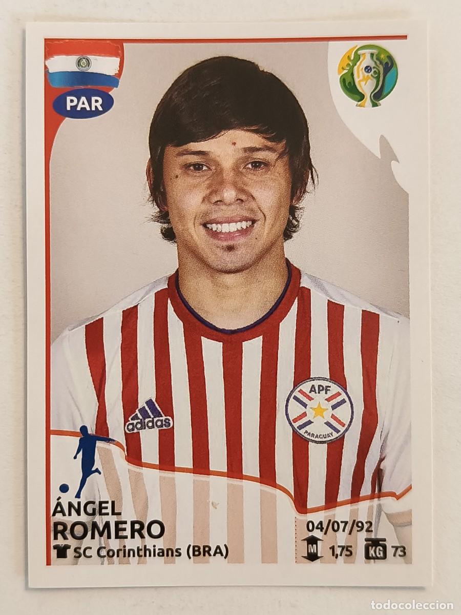 Football Stickers: #193 ANGEL ROMERO (PARAGUAY) COPA AMERICA BRASIL 2019 PANINI