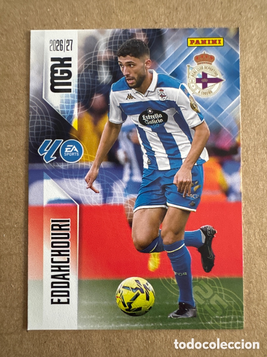 Football Stickers: # 143 Eddahchouri Deportivo Coru&ntilde;a Megacracks 26 27 2026 2027