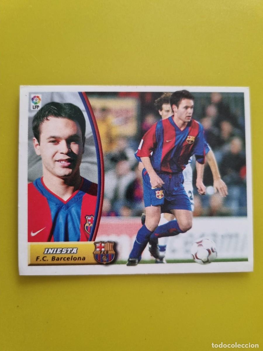 Football Stickers: LIGA ESTE 03 04 2003 2004 NUNCA PEGADO SIN PEGAR INIESTA FC BARCELONA AR926