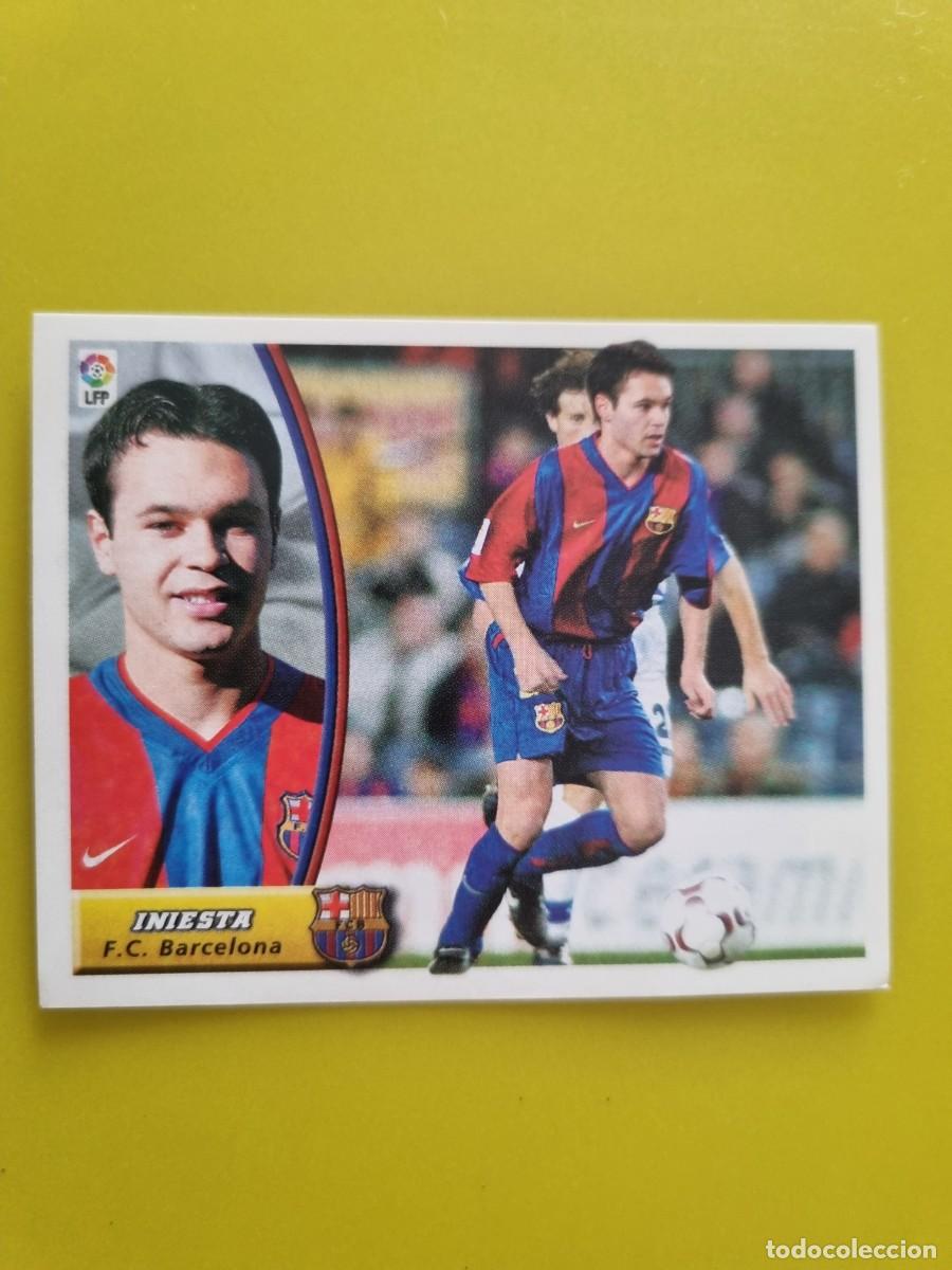 Football Stickers: LIGA ESTE 03 04 2003 2004 NUNCA PEGADO SIN PEGAR INIESTA FC BARCELONA AR926