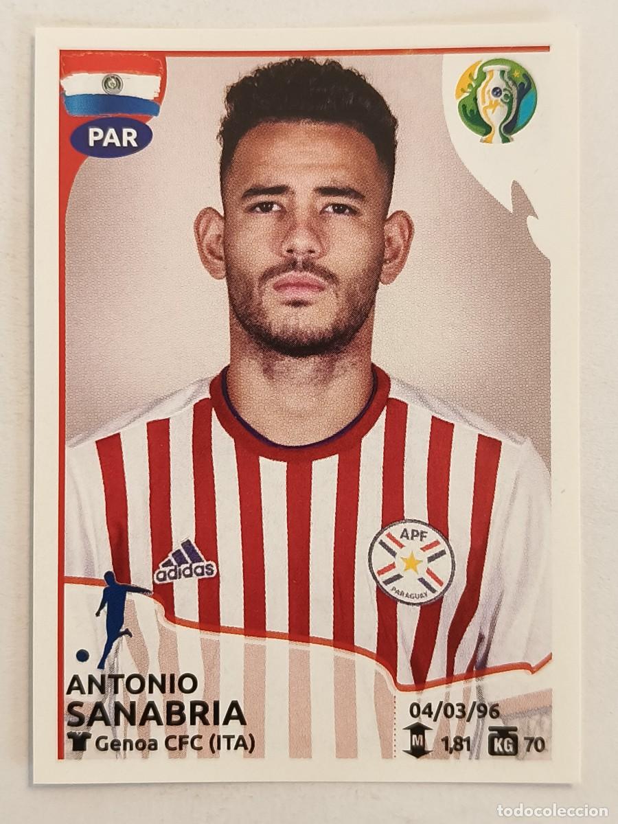 Cromos de f&uacute;tbol: #194 SANABRIA (PARAGUAY) COPA AMERICA BRASIL 2019 PANINI