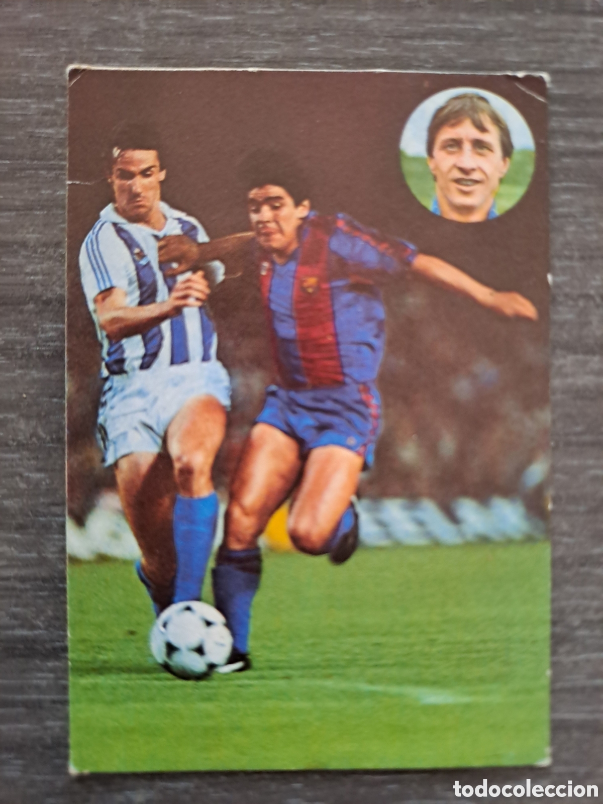 Cromos de f&uacute;tbol: MARADONA N&ordm; 188 &ndash; APRENDE A JUGAR AL F&Uacute;TBOL CON JOHAN CRUYFF &ndash; GEPRODESA 1984 Cromo n&ordm; 188 MARADONA