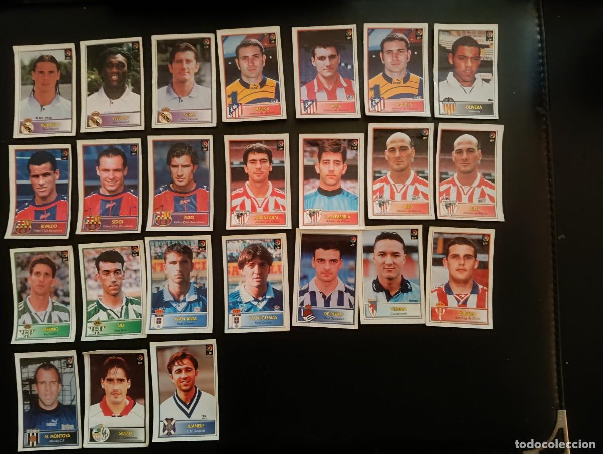 Figurine di Calcio: 24 CROMOS ADHESIVOS LIGA FUTBOL 1997 1998 97 98 - BOLLYCAO - SIN PEGAR