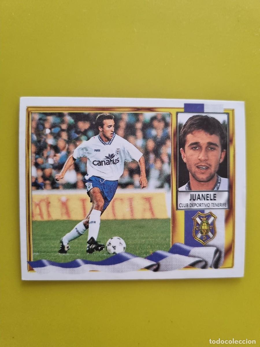 Cromos de f&uacute;tbol: LIGA ESTE 95 96 1995 1996 NUNCA PEGADO SIN PEGAR JUANELE CD TENERIFE AR926
