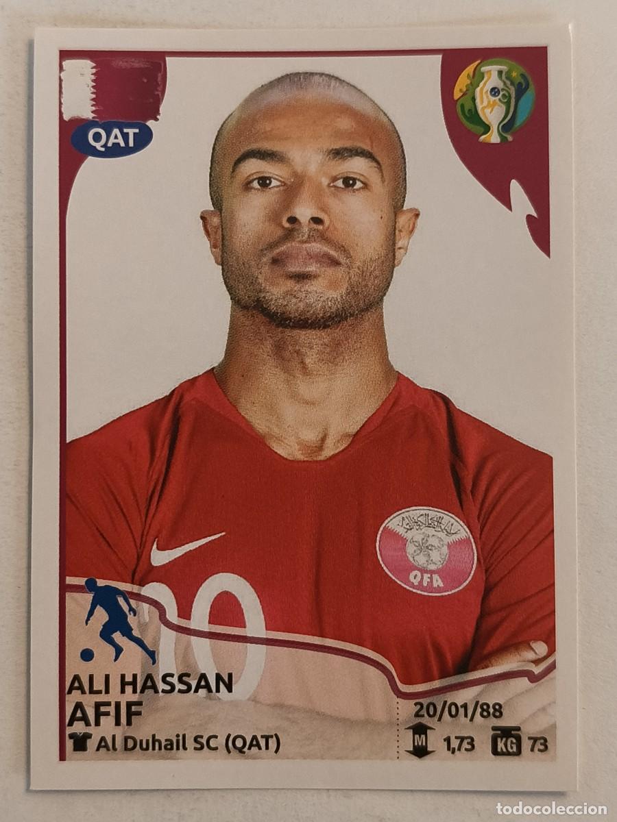 Football Stickers: #204 ALI HASSAN AFIF (QATAR) COPA AMERICA BRASIL 2019 PANINI