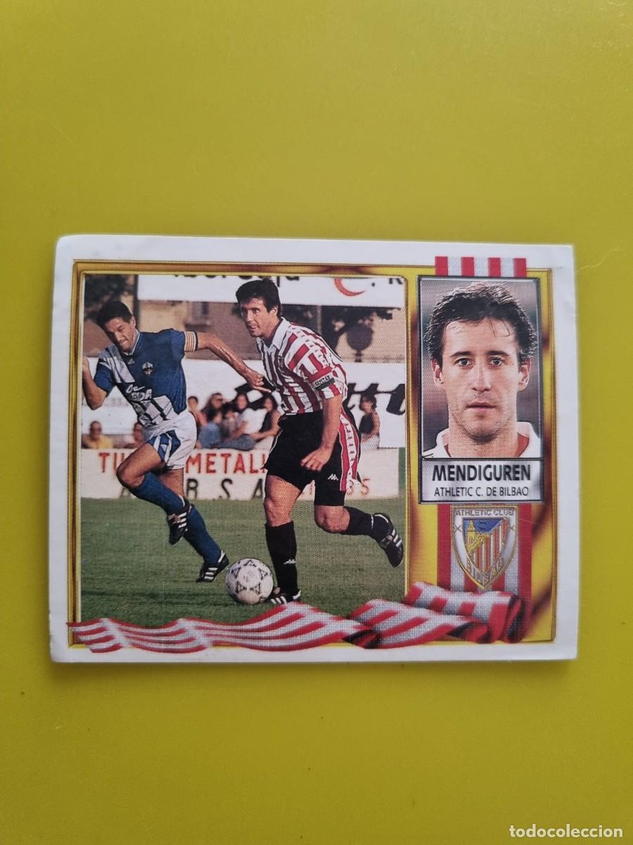 Cromos de f&uacute;tbol: LIGA ESTE 95 96 1995 1996 NUNCA PEGADO SIN PEGAR MENDIGUREN ATH BILBAO AR926