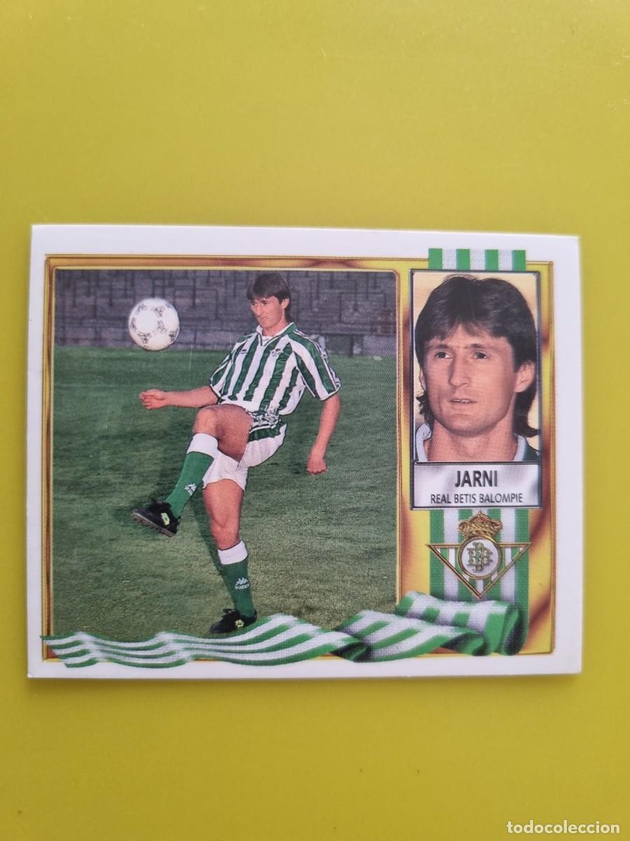 Cromos de f&uacute;tbol: LIGA ESTE 95 96 1995 1996 NUNCA PEGADO SIN PEGAR JARNI REAL BETIS FICHAJES N&ordm;23 AR926