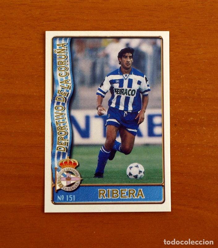 Cartes &agrave; collectionner de Football: Deportivo Coru&ntilde;a -N&ordm; 151 Ribera -Mundicromo Las Fichas de la Liga de F&uacute;tbol 1996-1997-96-97