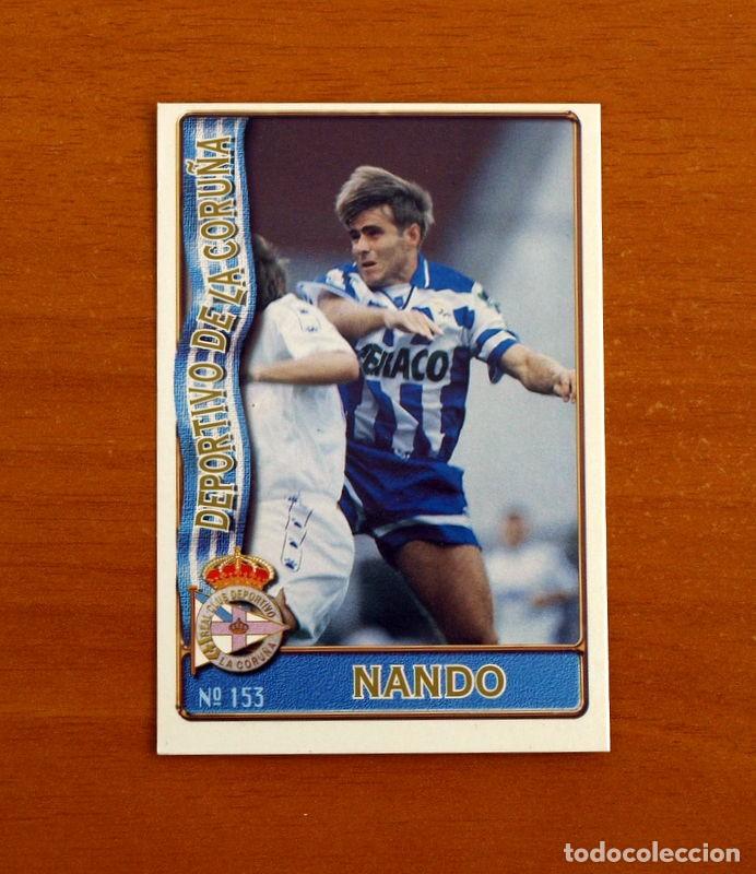 Fu&szlig;ball-Sticker: Deportivo Coru&ntilde;a -N&ordm; 153 Nando -Mundicromo Las Fichas de la Liga de F&uacute;tbol 1996-1997-96-97