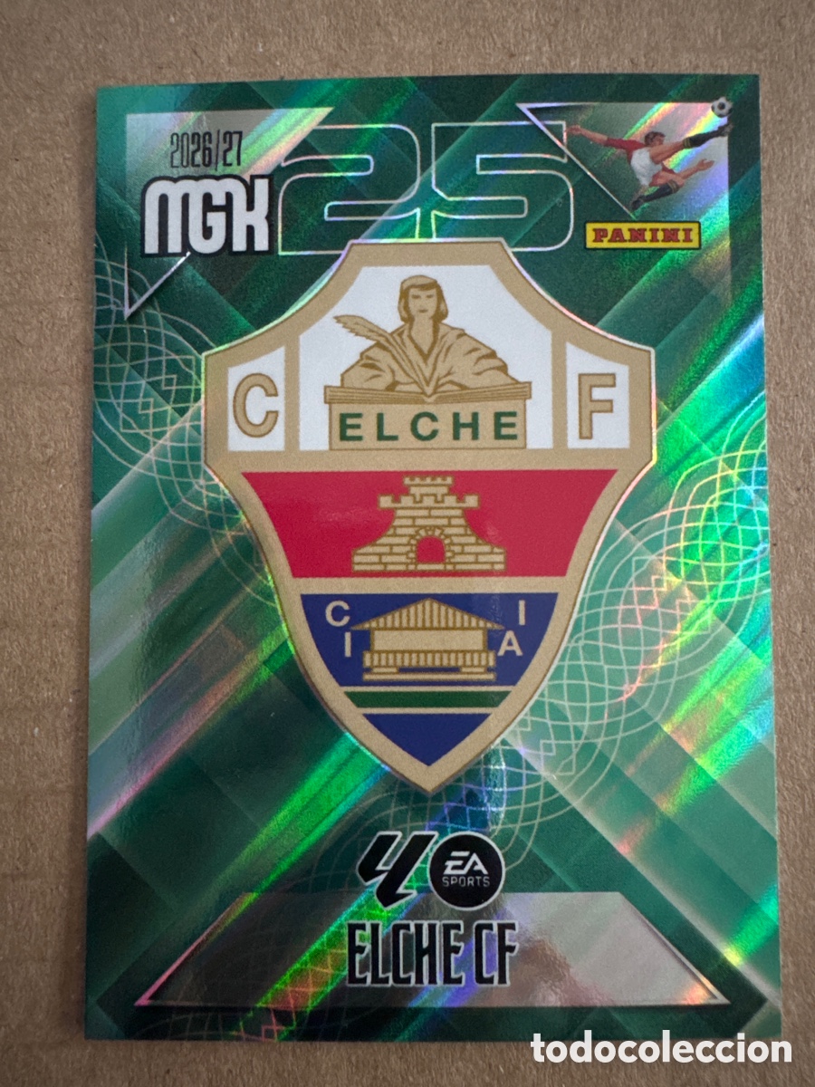 Football Stickers: # 145 Escudo Elche Megacracks 26 27 2026 2027