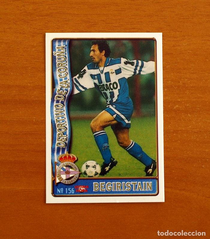 Figurine di Calcio: Deportivo Coru&ntilde;a -N&ordm; 156 Begiristain UH -Mundicromo Las Fichas de la Liga de F&uacute;tbol 1996-1997-96-97