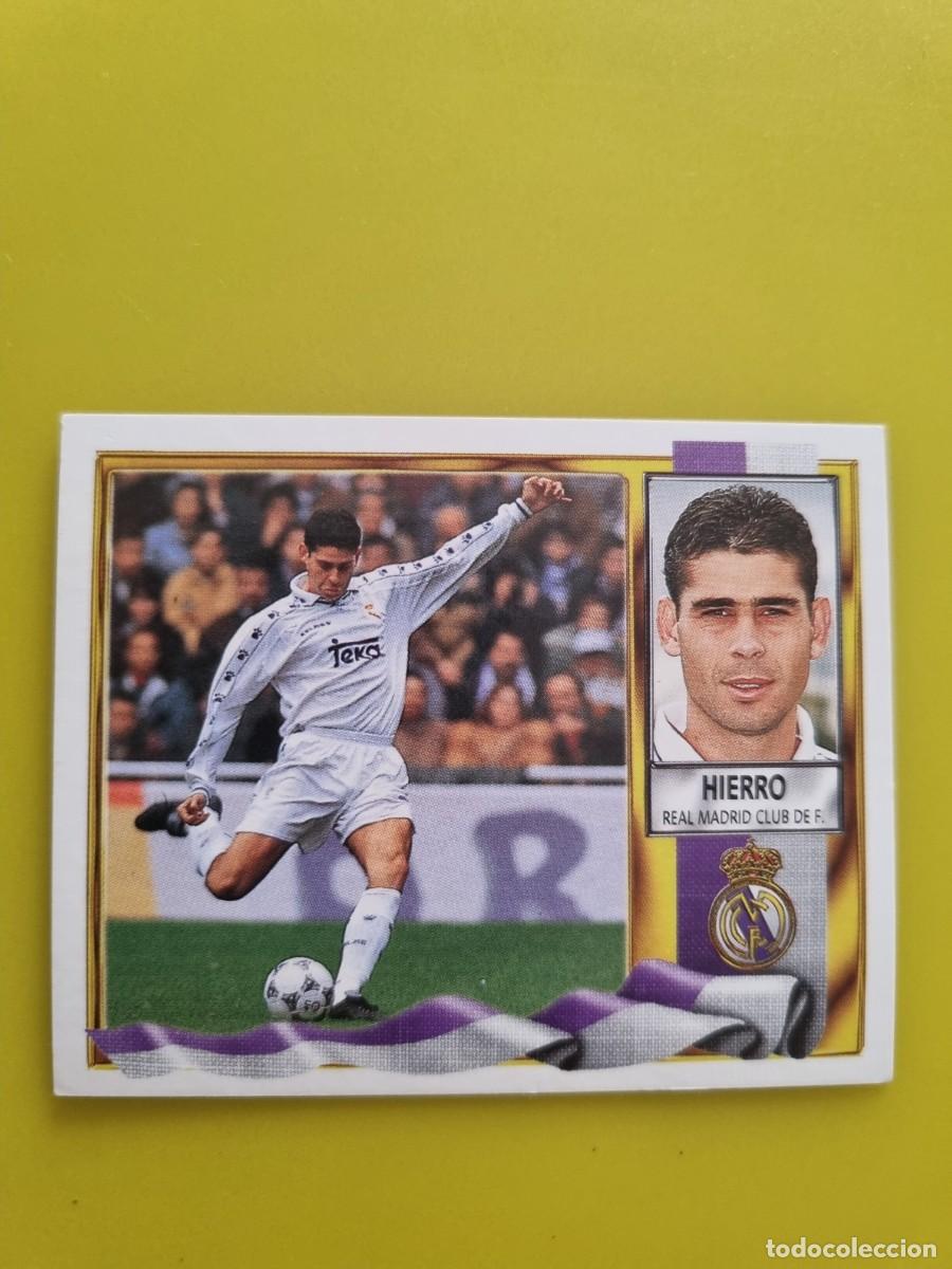 Fu&szlig;ball-Sticker: LIGA ESTE 95 96 1995 1996 NUNCA PEGADO SIN PEGAR HIERRO REAL MADRID AR926
