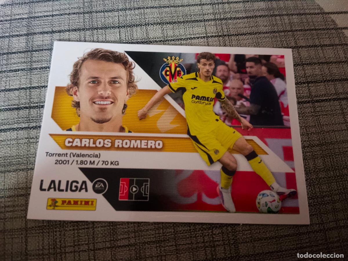 Cromos de Futebol: TEMPORADA 2026 2027 26 27 2&ordf; SEGUNDA EDICION FICHAJE N&ordm;4 4 CARLOS ROMERO VILLARREAL NUEVO