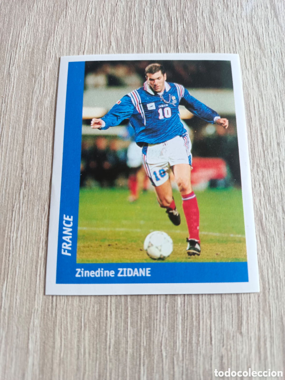 Cromos de f&uacute;tbol: ZINEDINE ZIDANE FRANCIA. WORLD CUP FRANCE 1998. N&ordm; 133. NUNCA PEGADO. EXCELENTE ESTADO