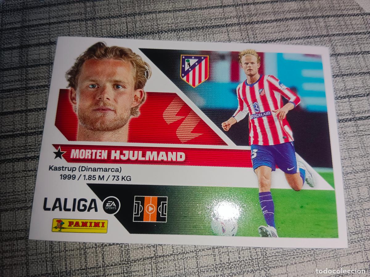 Football Stickers: TEMPORADA 2026 2027 26 27 2&ordf; SEGUNDA EDICION FICHAJE N&ordm;5 5 HJULMAND ATLETICO DE MADRID NUEVO