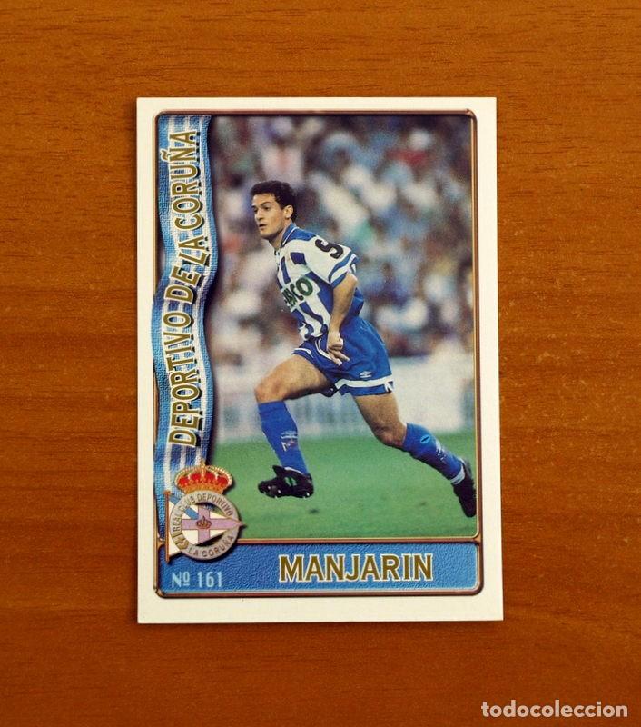 Football Stickers: Deportivo Coru&ntilde;a -161 Manjarin -Mundicromo Las Fichas de la Liga de F&uacute;tbol 1996-1997-96-97