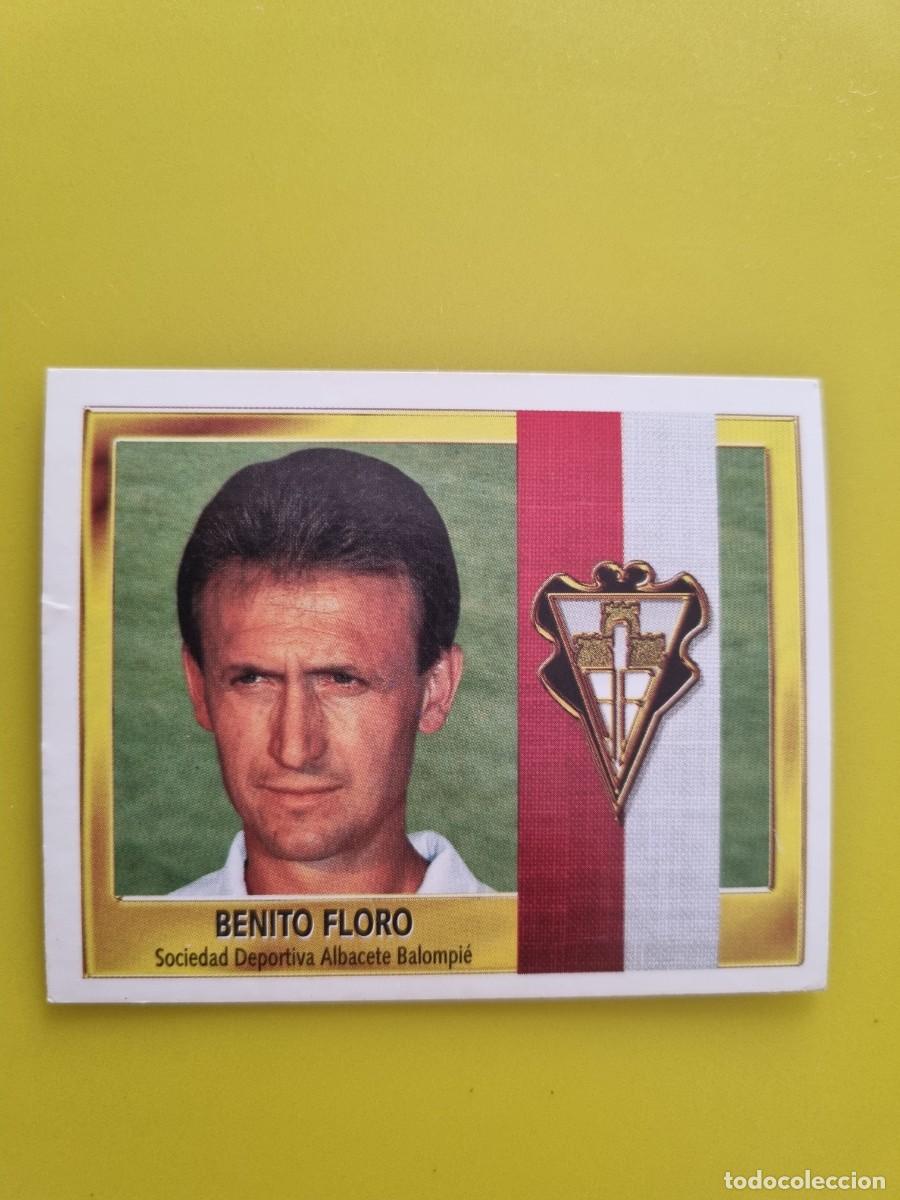 Football Stickers: LIGA ESTE 95 96 1995 1996 NUNCA PEGADO SIN PEGAR BENITO ROJO SD ALBACETE AR926