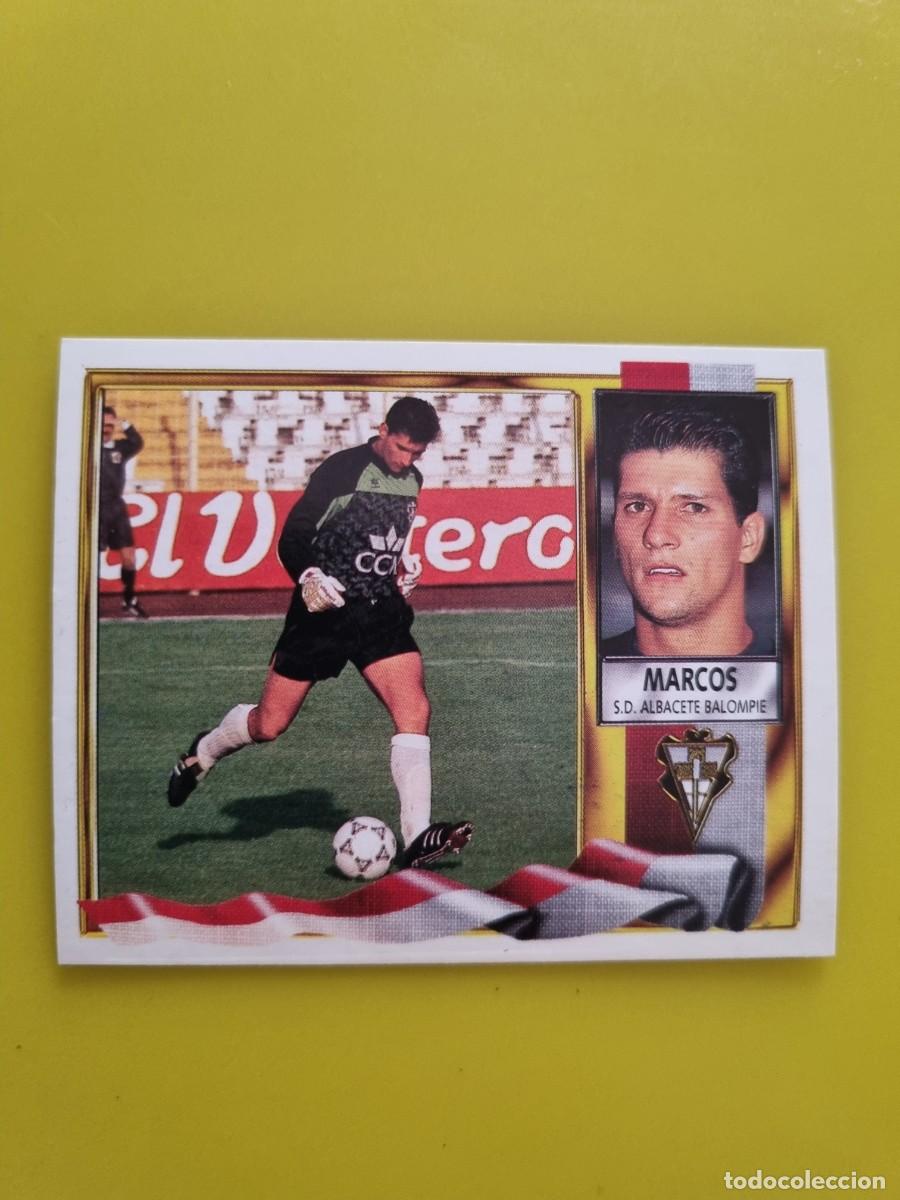 Cromos de f&uacute;tbol: LIGA ESTE 95 96 1995 1996 NUNCA PEGADO SIN PEGAR MARCOS SD ALBACETE AR926