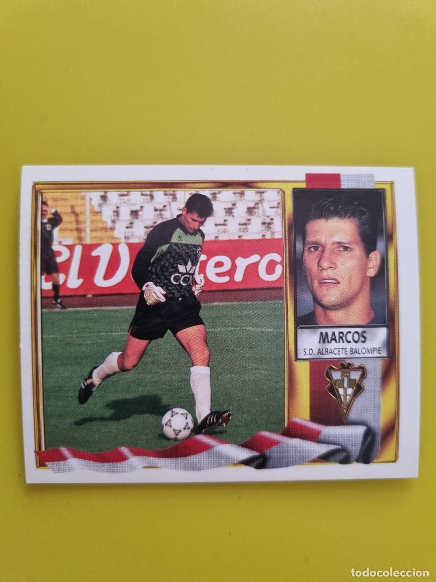 Cromos de f&uacute;tbol: LIGA ESTE 95 96 1995 1996 NUNCA PEGADO SIN PEGAR MARCOS SD ALBACETE AR926