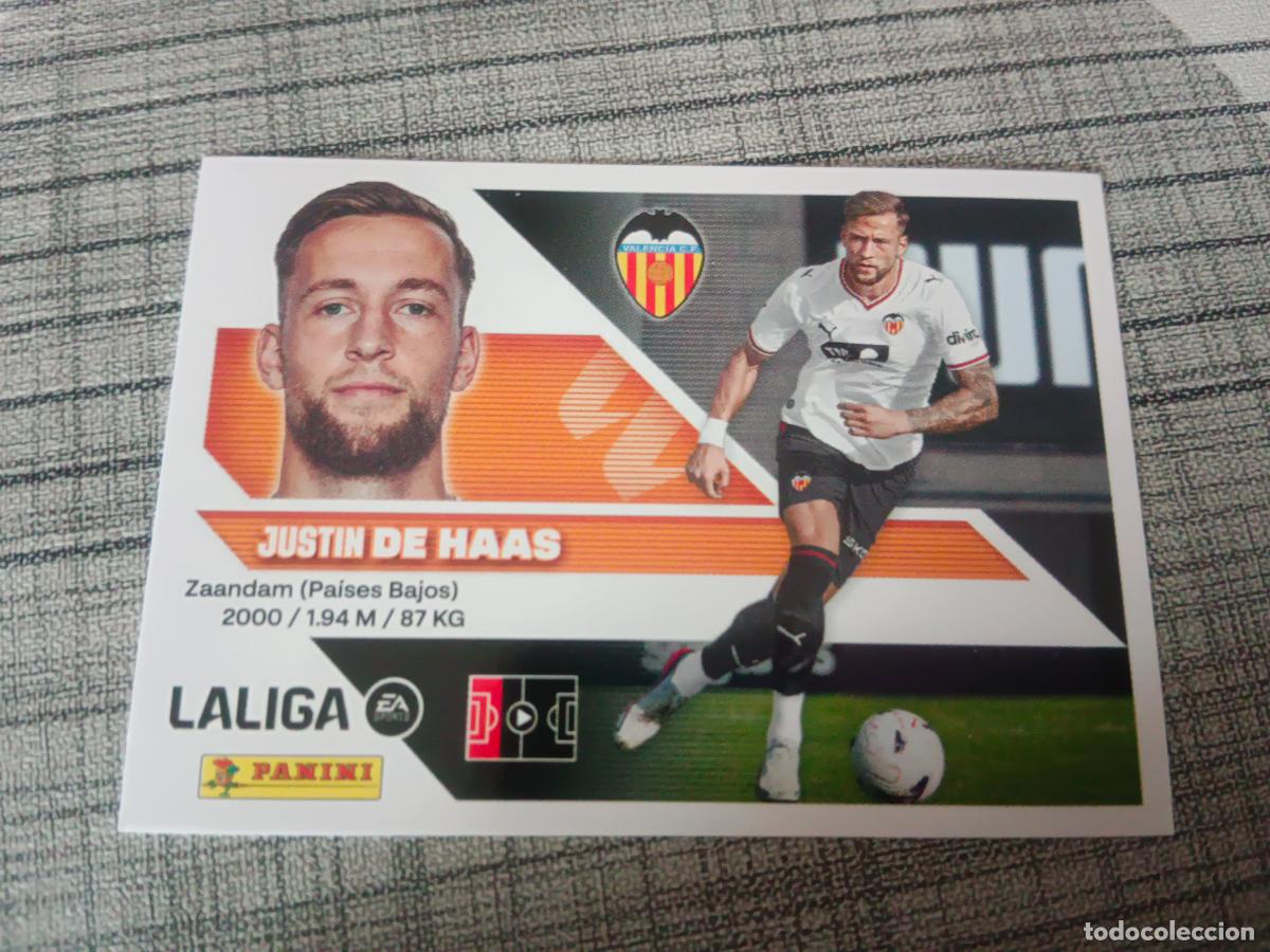 Football Stickers: TEMPORADA 2026 2027 26 27 2&ordf; SEGUNDA EDICION FICHAJE N&ordm;9 9 DE HAAS VALENCIA NUEVO