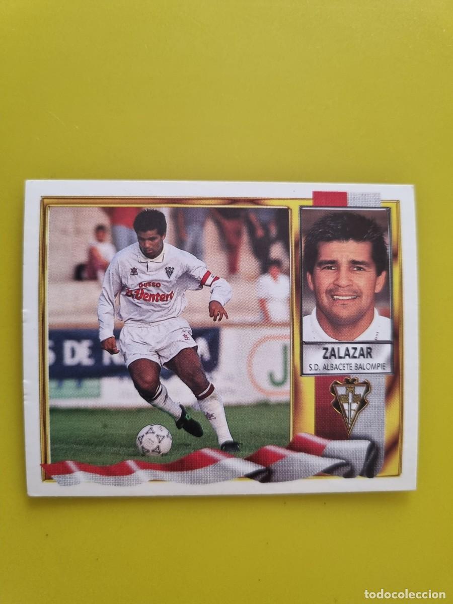 Cromos de f&uacute;tbol: LIGA ESTE 95 96 1995 1996 NUNCA PEGADO SIN PEGAR ZALAZAR SD ALBACETE AR926