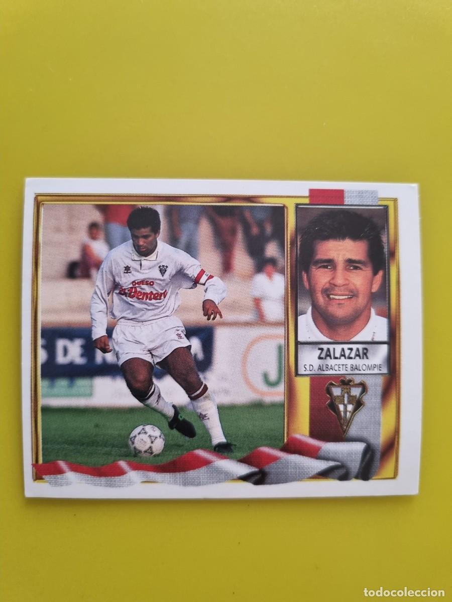 Cromos de f&uacute;tbol: LIGA ESTE 95 96 1995 1996 NUNCA PEGADO SIN PEGAR ZALAZAR SD ALBACETE AR926