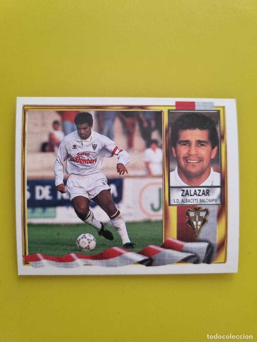 Cromos de f&uacute;tbol: LIGA ESTE 95 96 1995 1996 NUNCA PEGADO SIN PEGAR ZALAZAR SD ALBACETE AR926