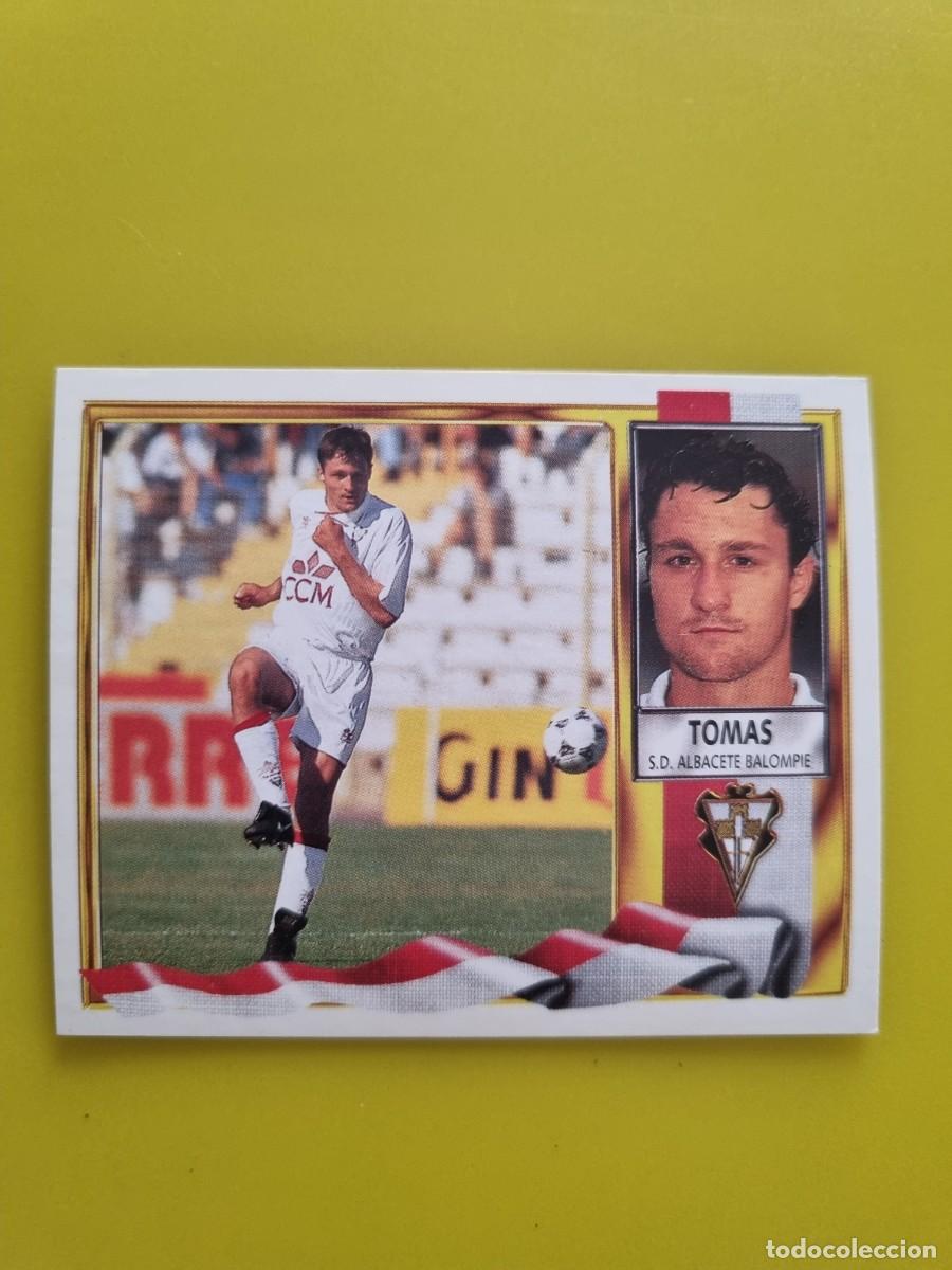 Cromos de f&uacute;tbol: LIGA ESTE 95 96 1995 1996 NUNCA PEGADO SIN PEGAR TOMAS SD ALBACETE AR926