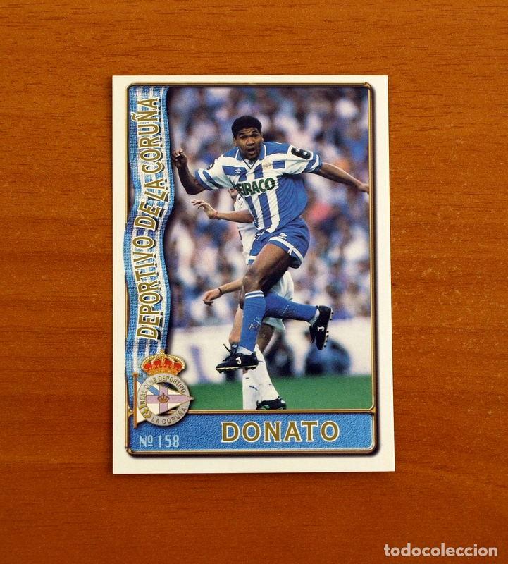 Cromos de f&uacute;tbol: Deportivo Coru&ntilde;a -N&ordm; 158 Donato -Mundicromo Las Fichas de la Liga de F&uacute;tbol 1996-1997-96-97