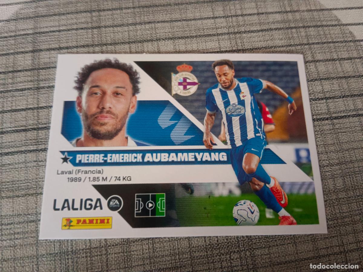 Cromos de f&uacute;tbol: TEMPORADA 2026 2027 26 27 2&ordf; SEGUNDA EDICION FICHAJE N&ordm;12 12 AUBAMEYANG DEPORTIVO DE LA CORU&Ntilde;A NUEVO