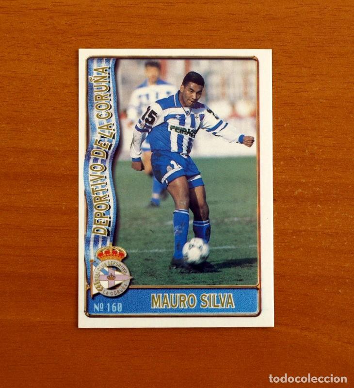 Figurine di Calcio: Deportivo Coru&ntilde;a -160 Mauro Silva -Mundicromo Las Fichas de la Liga de F&uacute;tbol 1996-1997-96-97